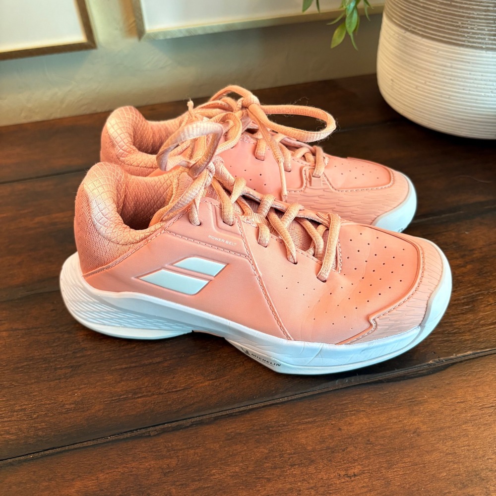 Babolat Propulse Junior 3 All Court Kids Size 1.5 Pink Tennis Sneakers